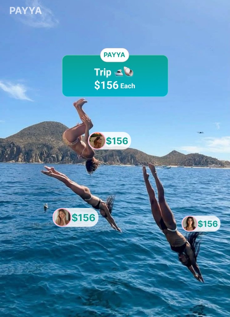 Split trip costs with friends on Payya
